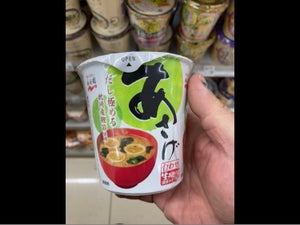 カップ入生みそタイプみそ汁 あさげ 18.1g