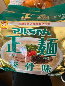 マルちゃん マルちゃん正麺 豚骨味 5食 445g