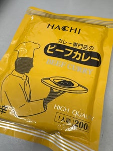 ハチ食品 カレー専門店のビーフカレー中辛 200g