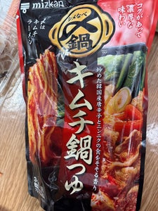 〆まで美味しい キムチ鍋つゆ ストレート 750g