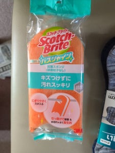 スコッチ・ブライト バスシャイン 抗菌スポンジ 研磨粒子なし