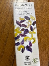 フェアトレード レーズン&カシューナッツ 50g