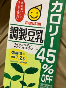 マルサンアイ 調整豆乳 カロリー45%オフ 1L