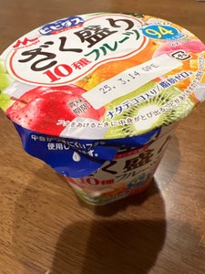 森永 ビヒダスヨーグルトざく盛りフルーツ 200g