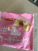 ヤマザキ 生ケ-キド-ナツ イチゴクリ-ム