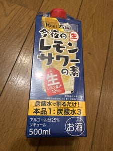 國盛 今夜のレモンサワーの素 500ml