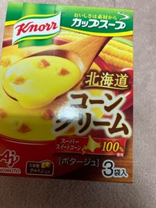 クノールカップスープコーンクリーム3袋 54.6g