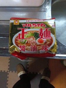 マルちゃん マルちゃん正麺 醤油味 5食 525g