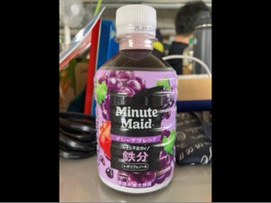 ミニッツメイドグレープブレンド鉄分 280ml