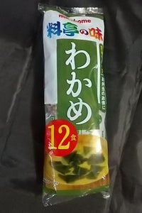 マルコメ 生みそ汁 料亭の味 わかめ 18g×12