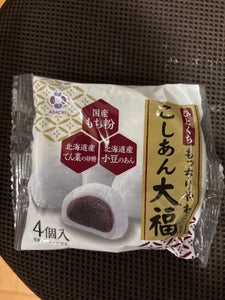 アダチ製菓 ひとくちこしあん大福 4個