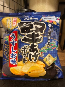 カルビー 堅あげポテトうすしお味 65g