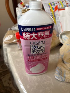 CHARMY泡のチカラ手肌プレミアム替 710ml