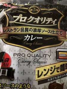 ハウス プロクオリティ カレー辛口 170g×4