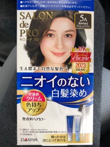 Sプロ 無香料ヘアカラー早染めC白髪用5A 1個