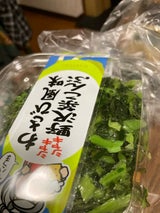 丸忠 野沢菜昆布(わさび風味) 160g