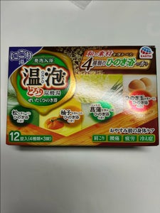 温泡 とろり炭酸湯 ぜいたくひのき浴 12錠
