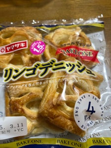 ヤマザキ BAKEONE リンゴデニッシュ 4個
