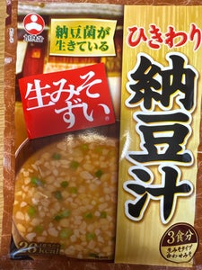 旭松 生みそずいひきわり納豆汁袋入3食 46.5g