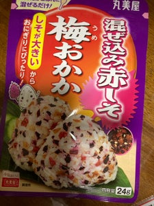 丸美屋 混ぜ込み赤しそ 梅おかか 袋 24g
