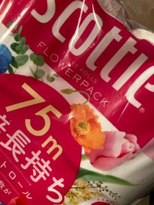 スコッティ フラワーパック 3倍長持ち 4ロール(ダブル)