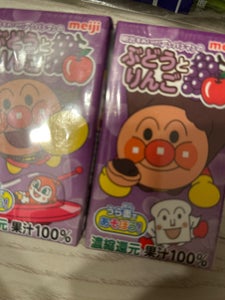それいけアンパンマンぶどうとりんご 125ml×3