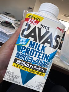 ザバスミルクプロテイン脂肪0ヨーグルト 430ml
