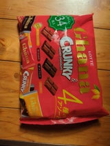 ロッテ ガーナクランキーシェアパック（ロッテ）の口コミ・レビュー