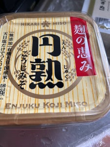 ひかり 無添加 円熟 こうじみそ カップ 750g