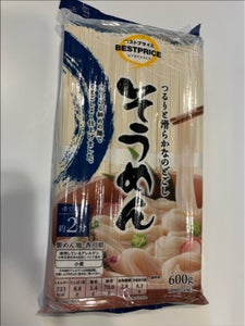 トップバリュ そうめん 100g×6