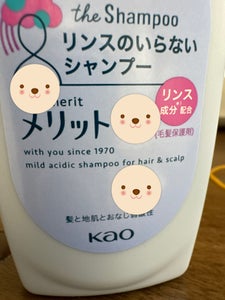 メリットリンスのいらないシャンプー ミニ 80ml