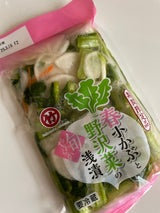 竹内農産 春小かぶと野沢菜の浅漬 150g