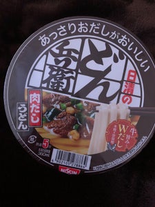 日清のあっさりどん兵衛 肉だしうどん 72g