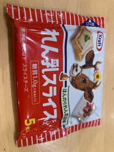 森永乳業 クラフトれん乳スライスチーズ5枚 80g