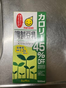 マルサンアイ 調整豆乳 カロリー45%オフ 1L