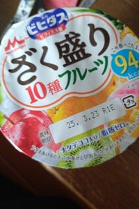 森永 ビヒダスヨーグルトざく盛りフルーツ 200g
