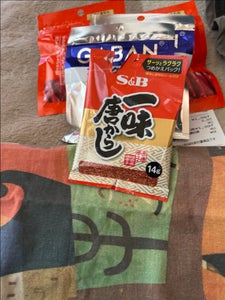 S&B 一味唐からし 袋入り 14g