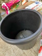 アイカ 菊鉢10号 ブラック