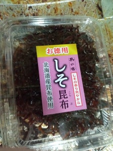 島乃香 お徳用しそ昆布 トレー 140g