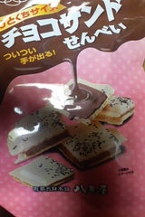 八戸屋 チョコサンドせんべい 2個