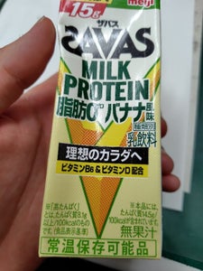 ザバスミルクプロテイン脂肪0バナナ風味 200ml