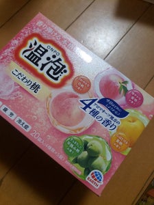 アース 温泡 こだわり桃 炭酸湯 20錠入