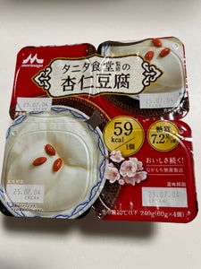 森永乳業 タニタ食堂監修の杏仁豆腐 60g×4