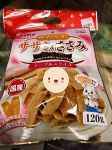 ササミ&ささみ 無添加 マーブルスライス 120g
