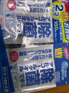 エリエール 除菌できるアルコールタオル替80枚×2