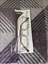元林 老眼鏡メタル う-2.5