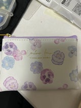 シナップス コインケース小銭入れ合皮ボタニカル柄