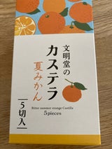 文明堂東京 カステラ夏みかん 1本