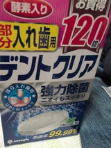 紀陽 デントクリア 部分入れ歯用 120錠