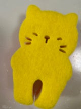 丸辰 かわいく水切りアニマルキッチンスポンジ